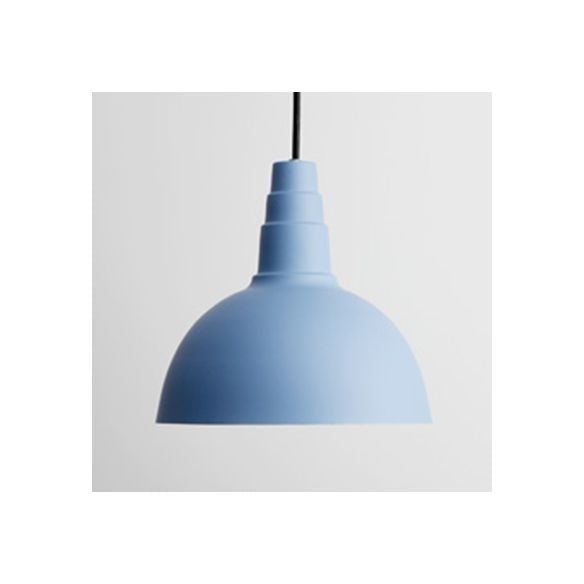 Nordic Style Bowl Hanging Light with Adjustable 1 Light Metal Hanging Light for Office Study Room - White