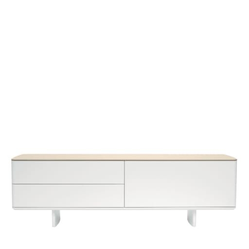 Shift White and Durmast Sideboard by Foster + Partners