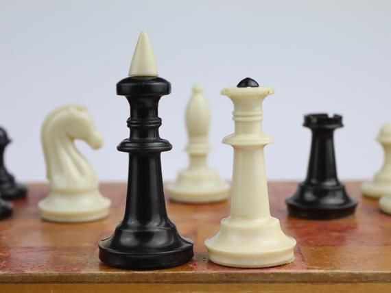 Soviet chess. Soviet chess set. Chess USSR. Souvenir chess USSR. Plastic chess. Vintage chess set, r