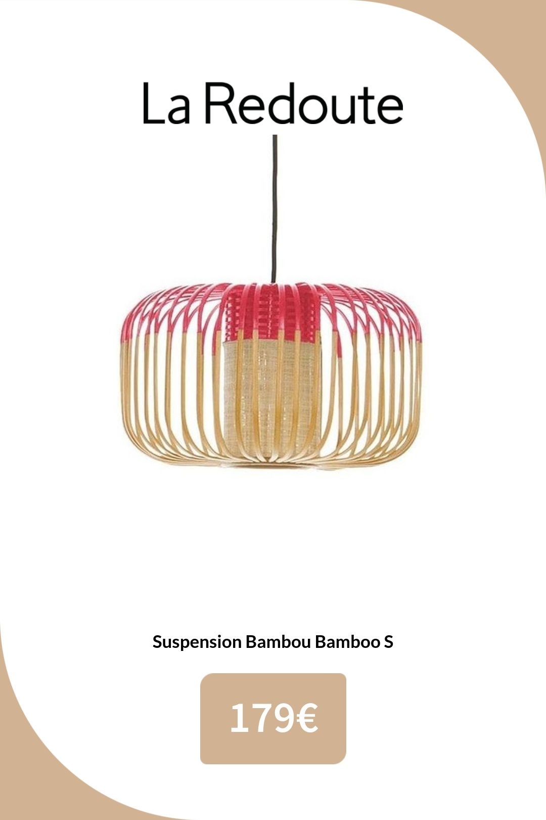 Suspension Bambou Bamboo S