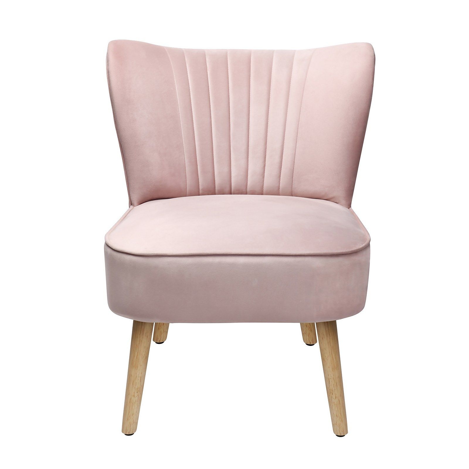 The Occasional Chair - Dark Blush Pink
