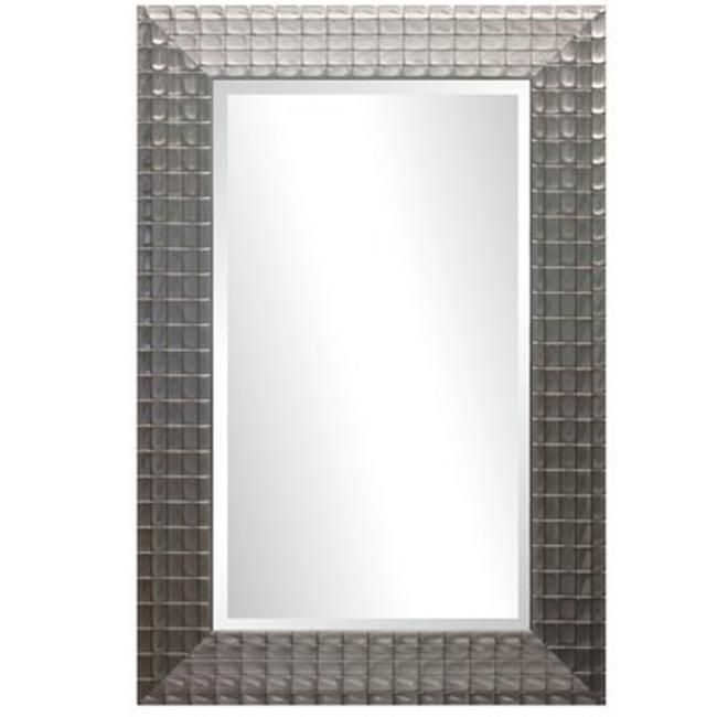 Yosemite MINT021 Home Decor Framed Mirror, Medium - Silver & Gold Iridescent