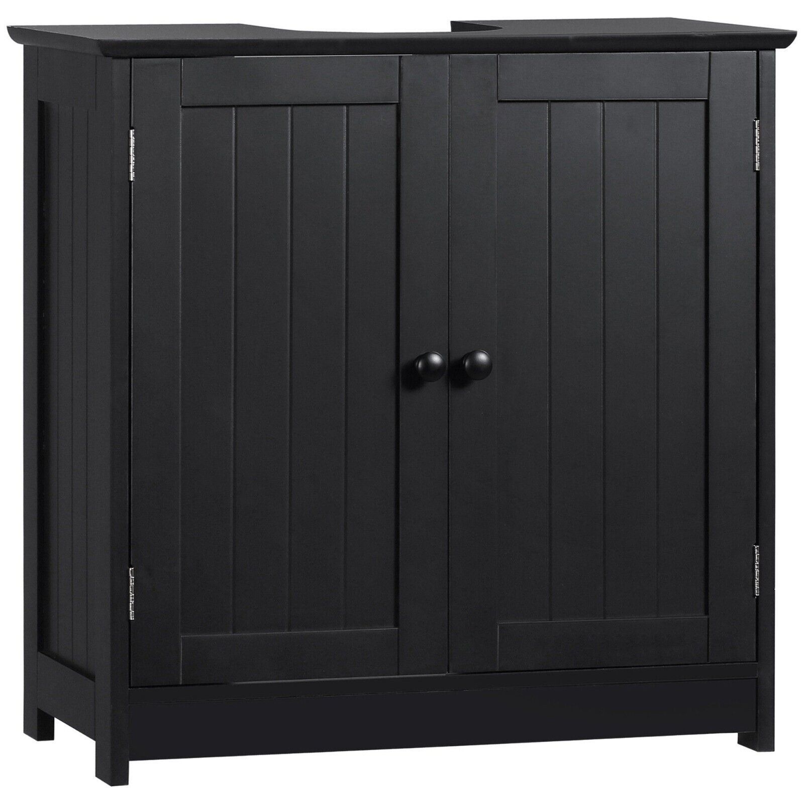 24 Inch Bathroom Vanity Wooden Stand Pedestal Sink Storage Cabinet W/2 Doors