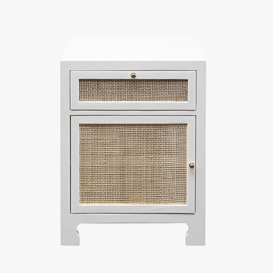 Ashton White Side Table