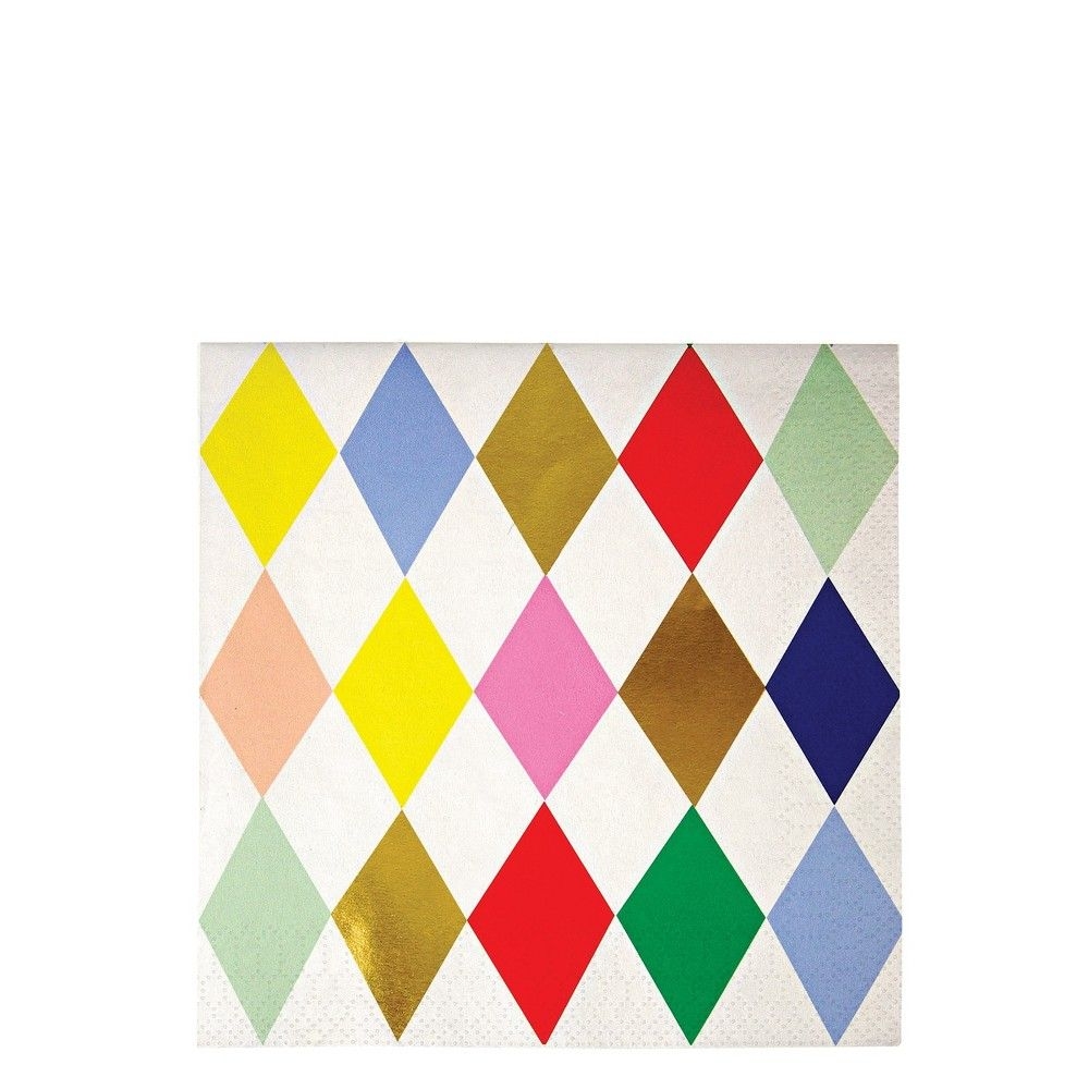 Meri Meri Harlequin Large Napkins