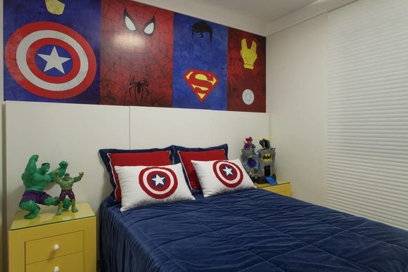 Painel adesivo super Heris