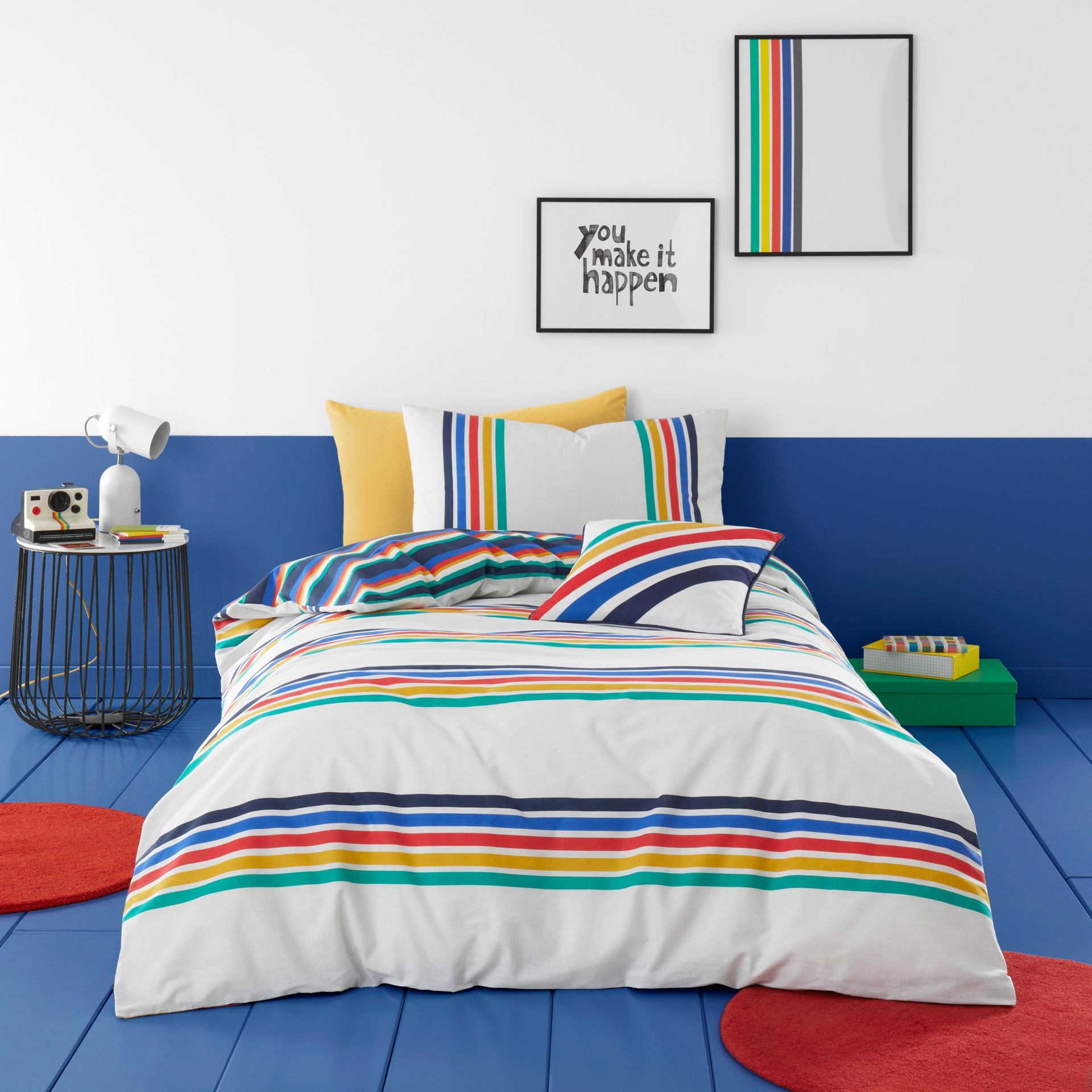 Retro Stripe Cushion