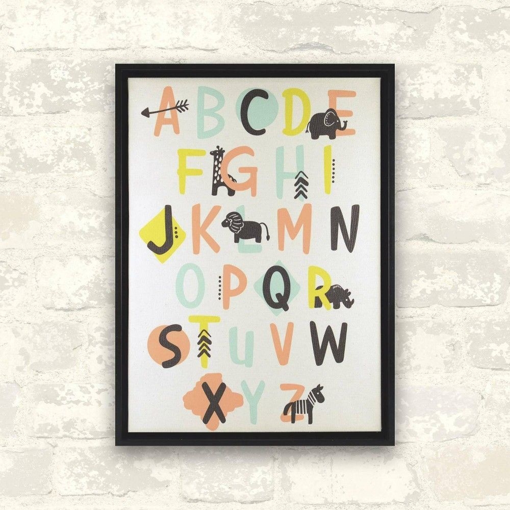 RoomMates Framed Wall Poster Prints Alphabet