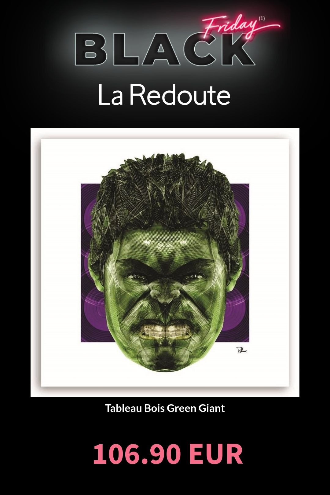 Tableau Bois Green Giant