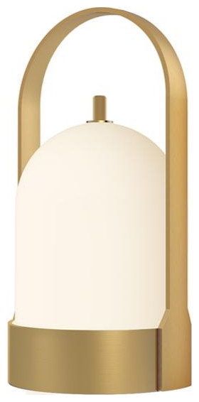Portable LED Table Lamp, 4000mAh Battery Operated  4-Level Touch Lamp for Tables