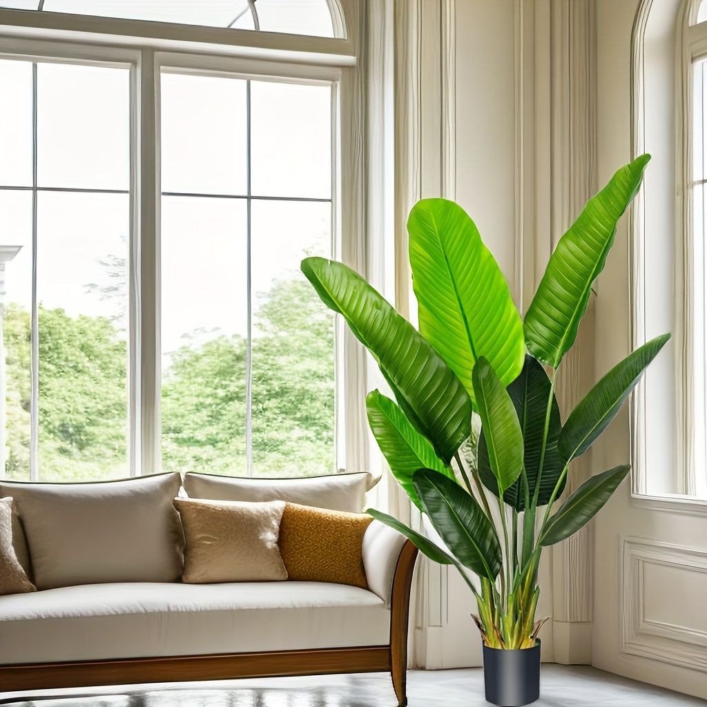 1pc Simulation Banana Trees Suitable For St Patrick's Day Easter Decor, Aesthetic Room Dcor, Spring Home Dcor