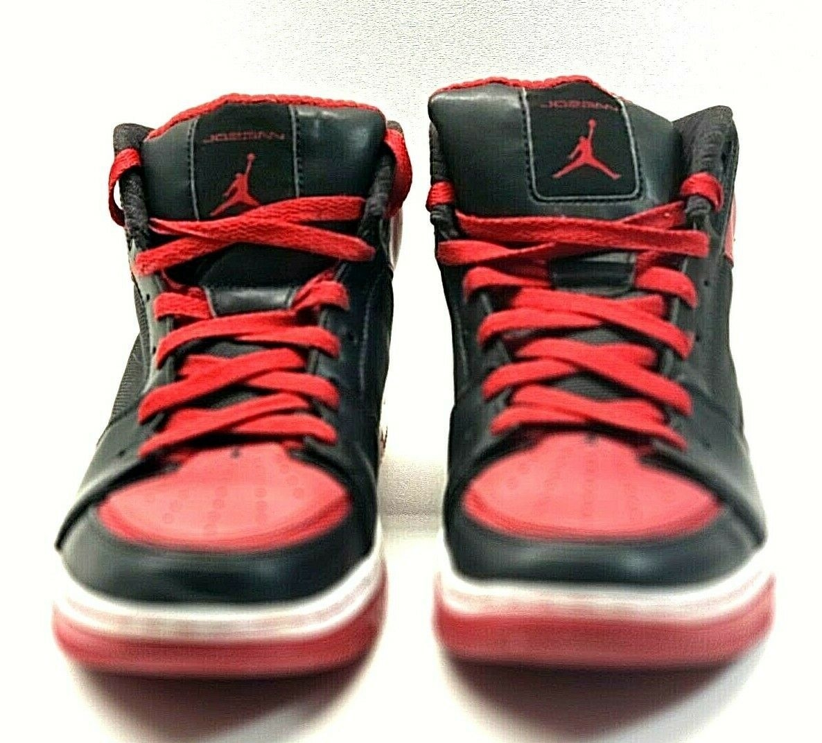 Air Jordan Ol School 331819-001 Men's Size 8.5 Black Red Varsity High Top Shoes