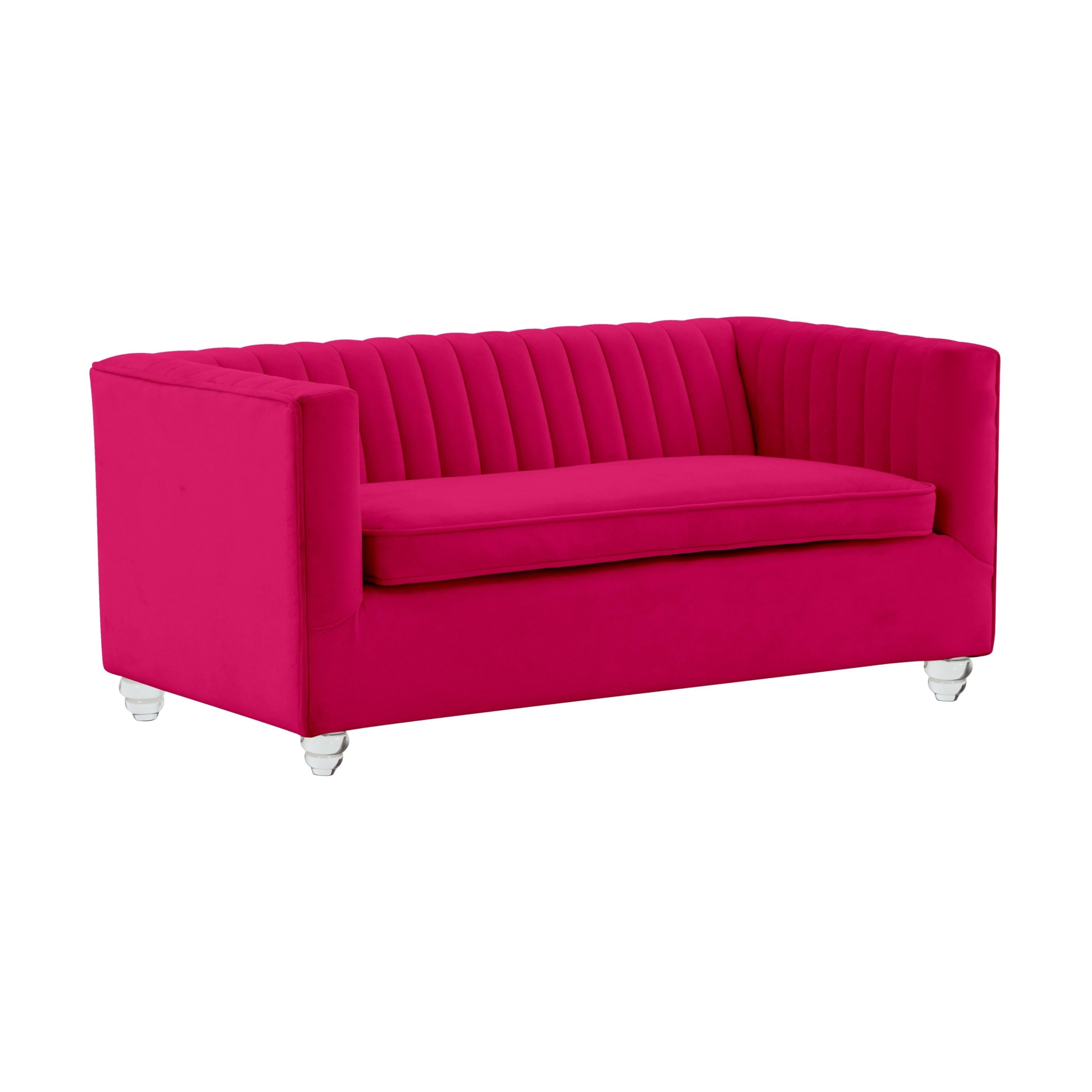 Aviator Hot Pink Velvet Pet Bed