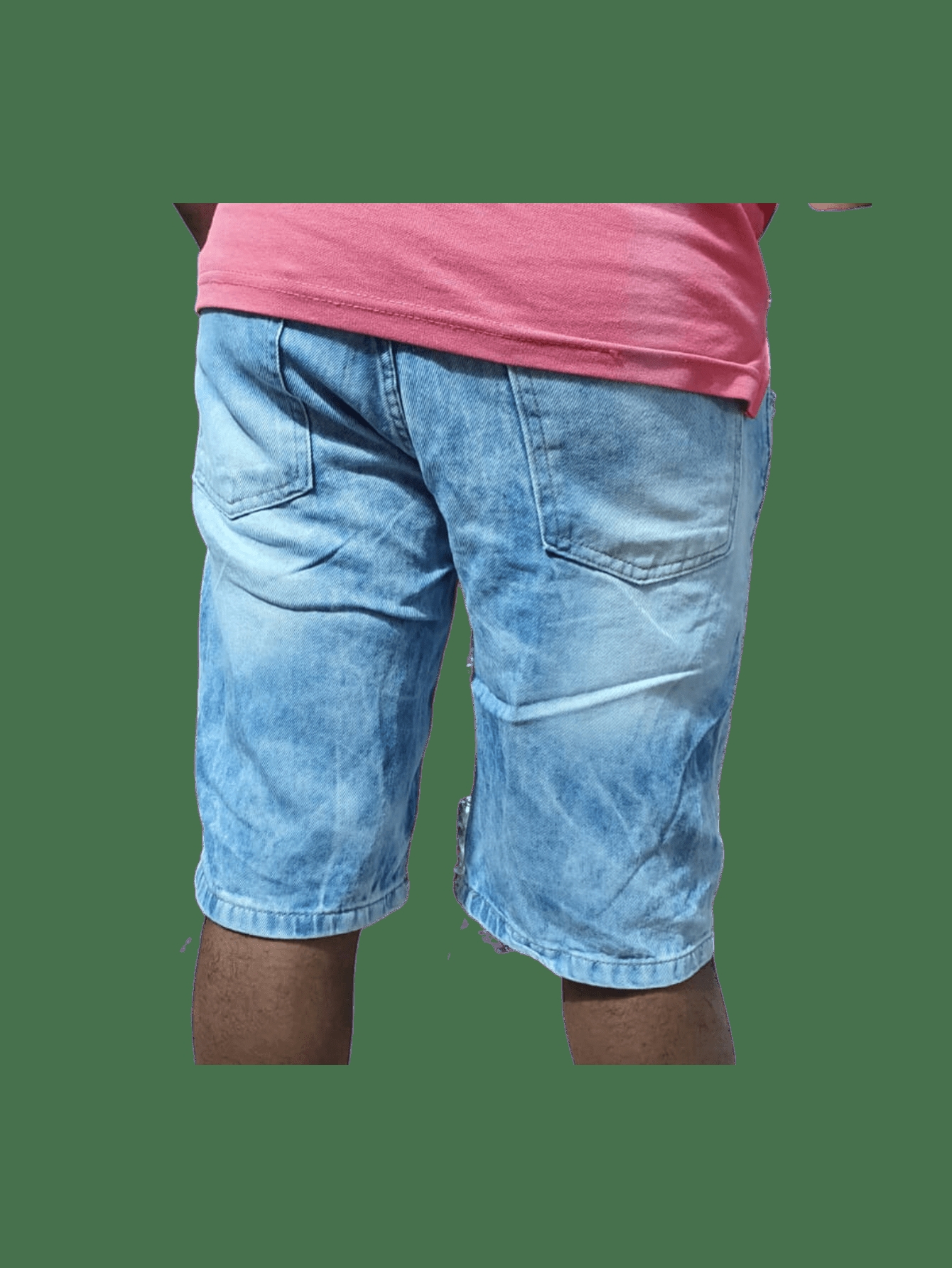 bermuda sky claro jeans masculino