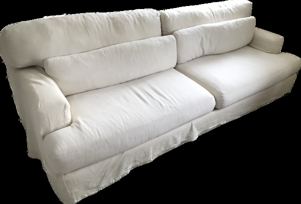 Canap 4 places en tissu