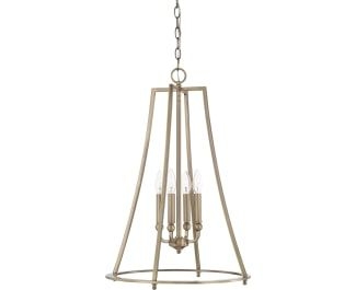 Capital  Dawson Pendant, 4-Light 240 Total Watts, Aged Brass