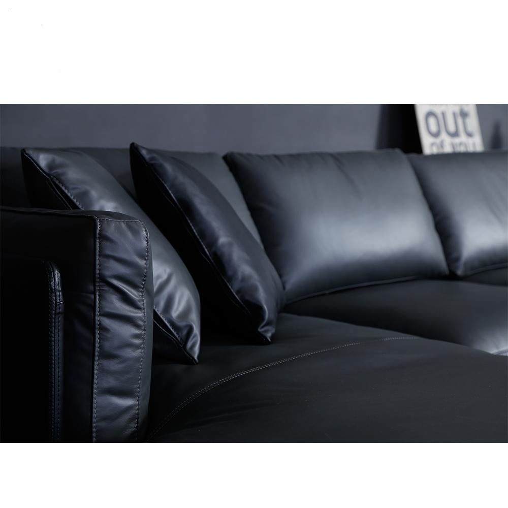 Cardinal Lovely Hand Carved Leather Sofa Set