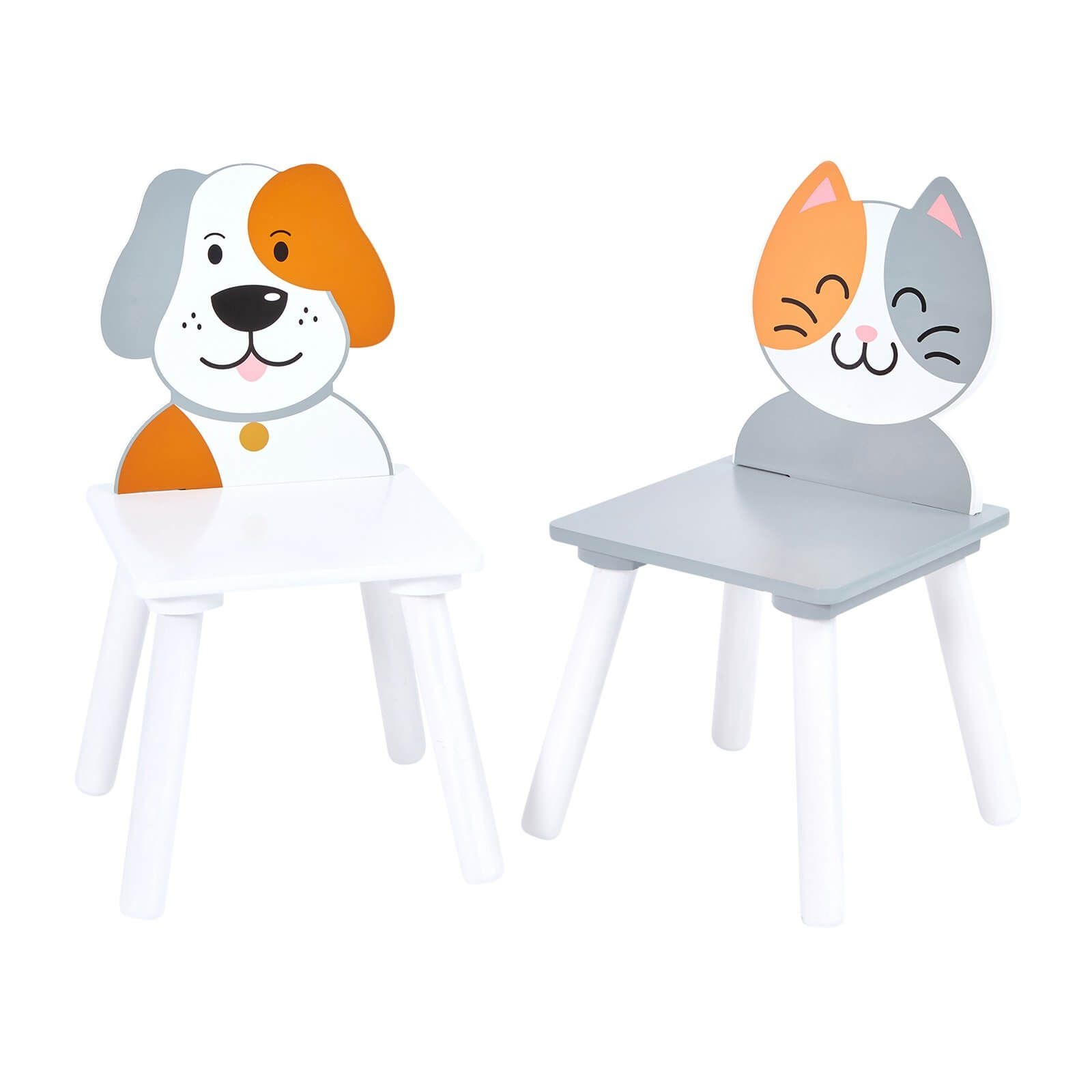 Cat and Dog Table and 2 Chairs