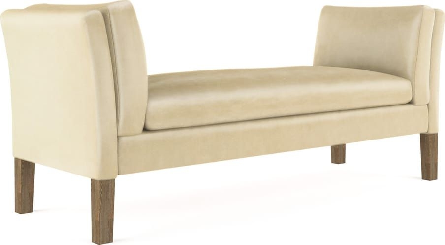 Charlton Bench - Oyster - Vintage Leather