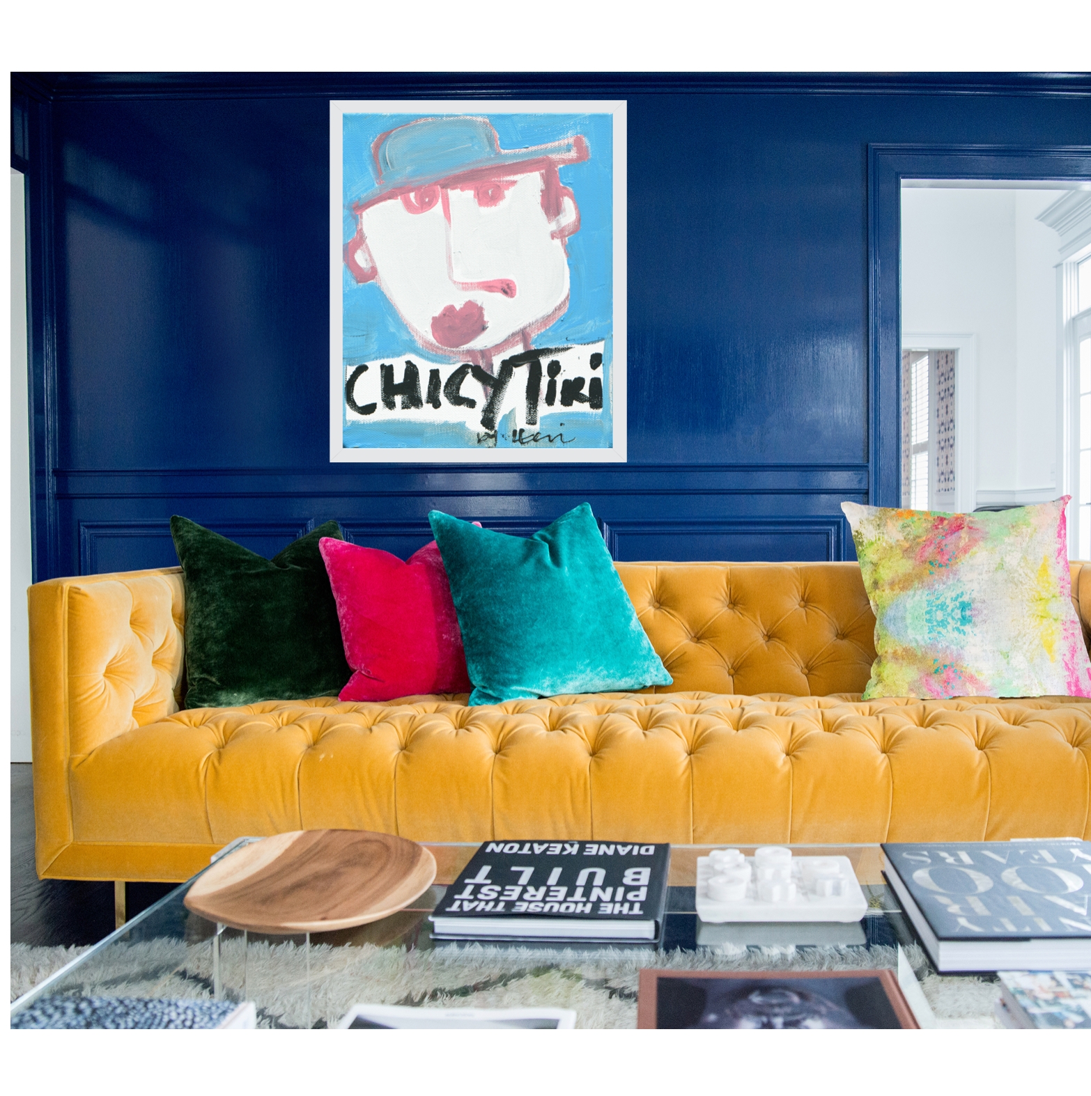 Chicy Tiki In NYC Art Print - PRINT / 24 x 30