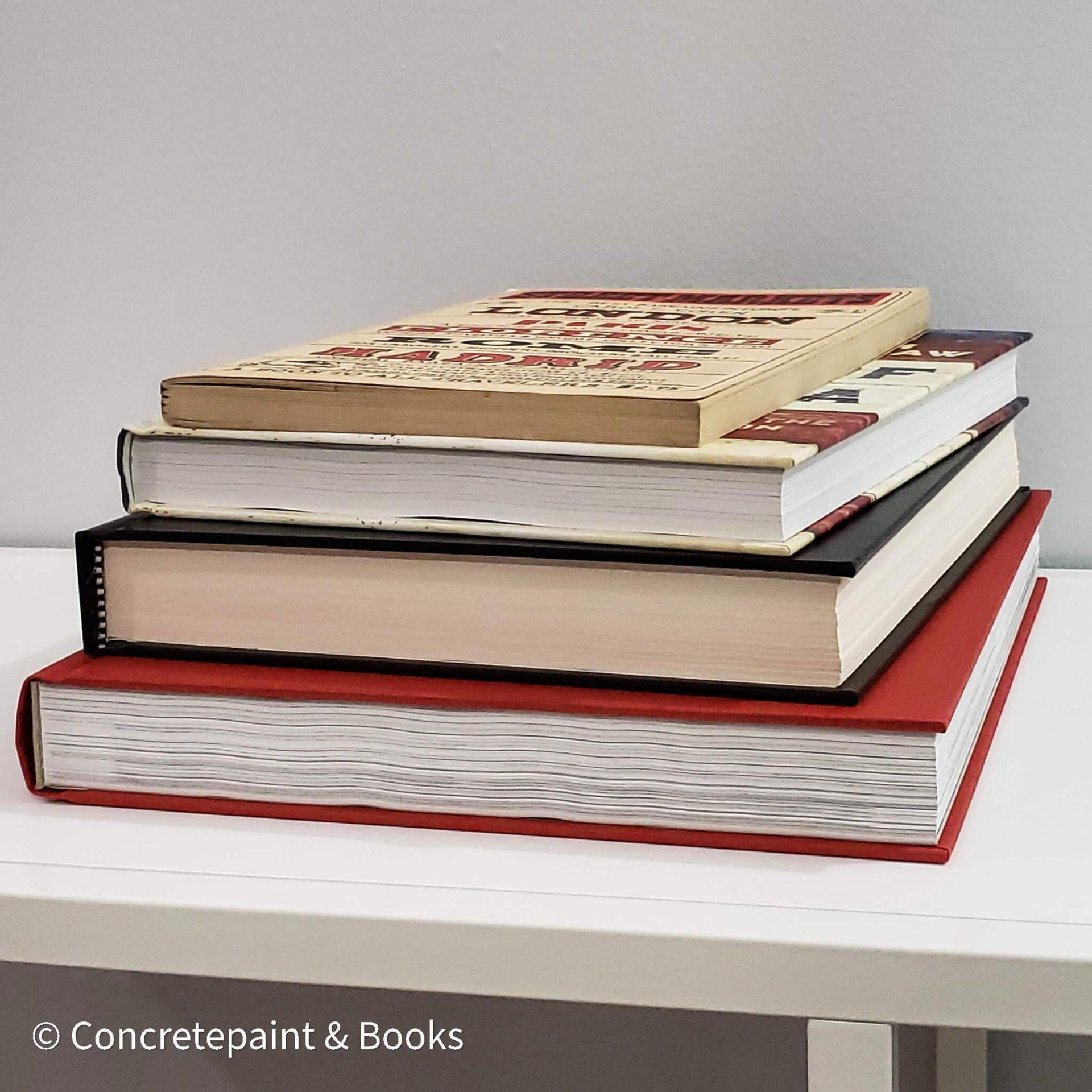 Coffee Table Book Stack 4 | Large Books + Vintage