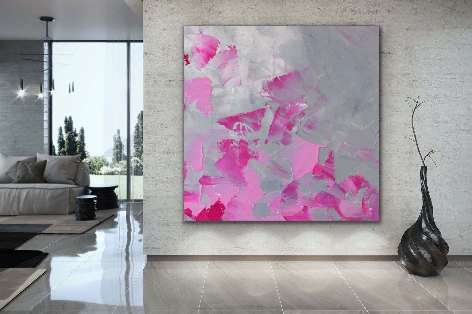 Duet - Custom Art - 30x30 / Unstretched Canvas