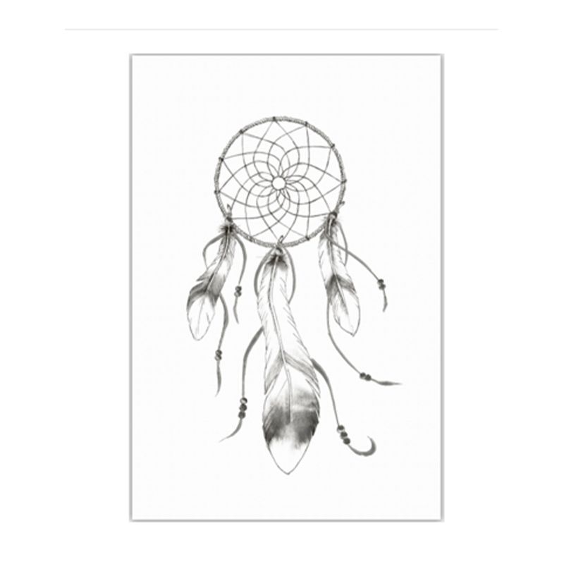Fabulous Dreamcatcher Wall Decor for Dining Room in Gray, Multiple Sizes Options - Grey / 12 x 16