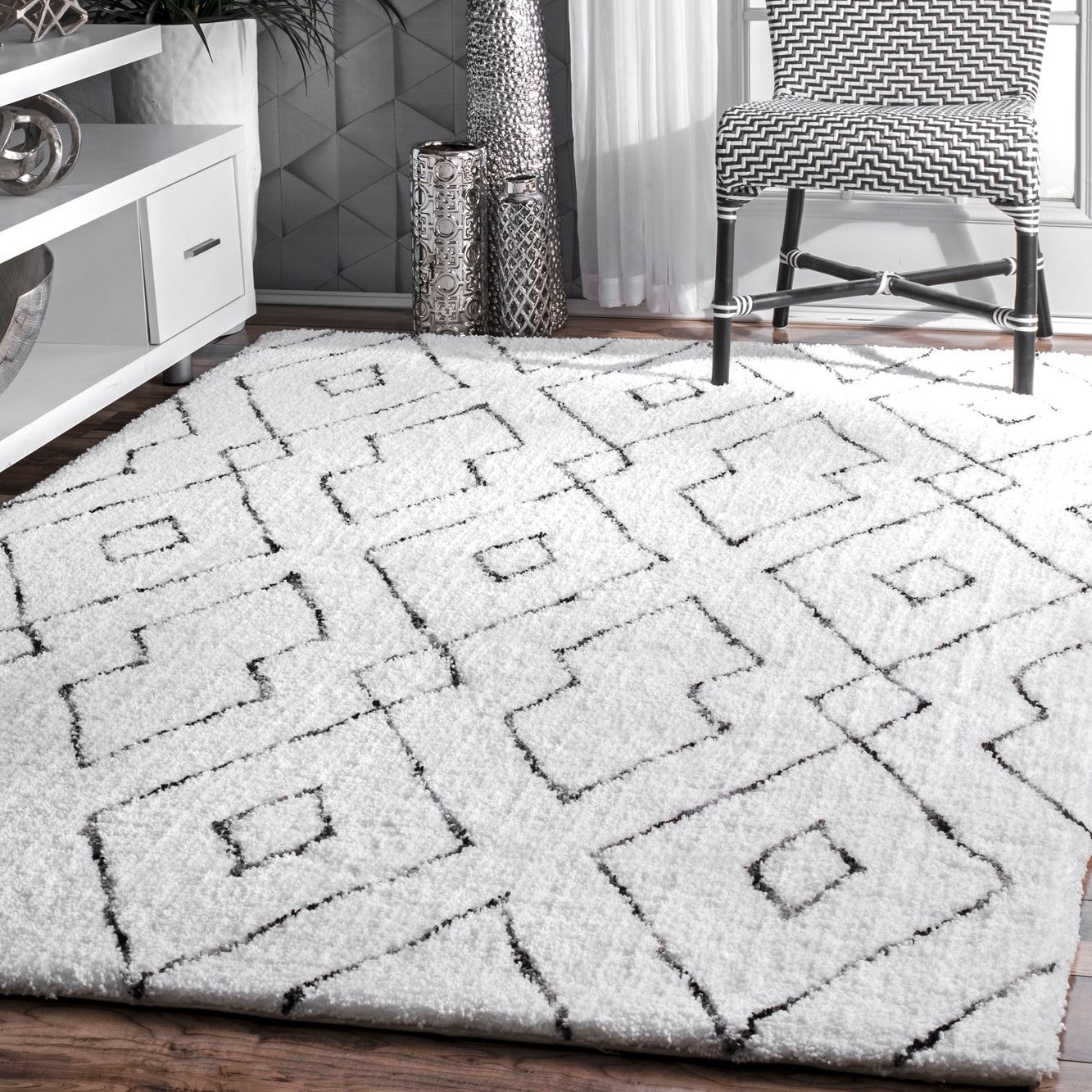 Fallon Hand Tufted Rug - 9ft x 12ft / gray