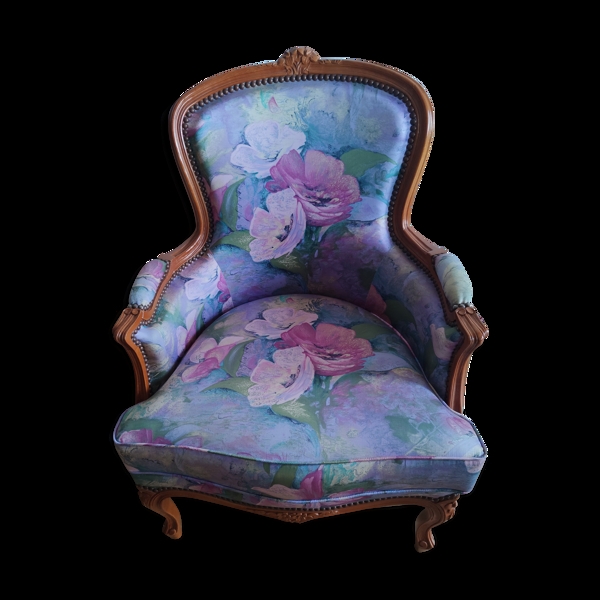 Fauteuil bergre  gondole style Louis XV