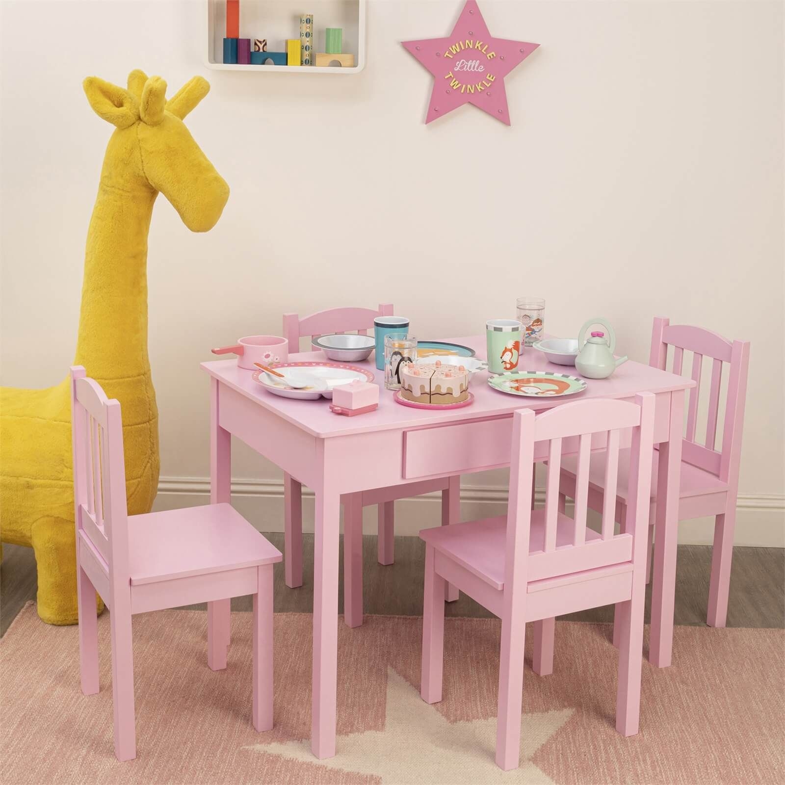 Giraffe Yellow Animal Chair