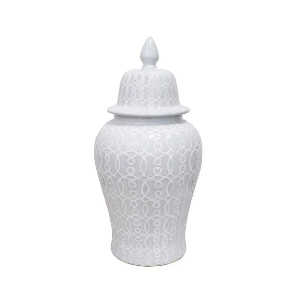 Grandiose Ceramic Urn Gray Vase