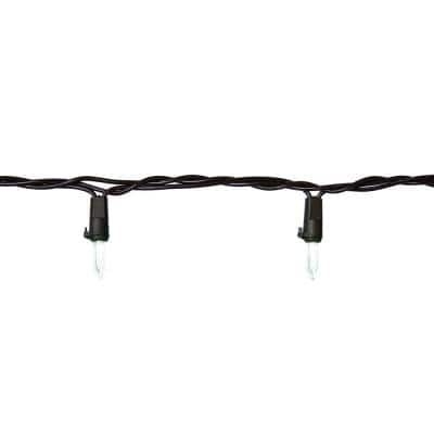 Hampton Bay 100-Light LED Smooth Mini Cool White Garden String Light