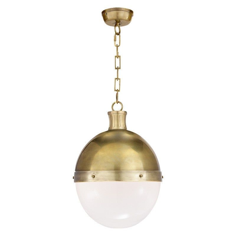 Hicks Pendant - Small / Hand-Rubbed Antique Brass
