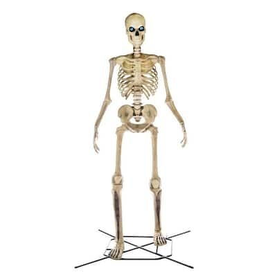 Home Accents Holiday 12 ft Giant-Sized Skeleton with LifeEyes(TM) LCD Eyes
