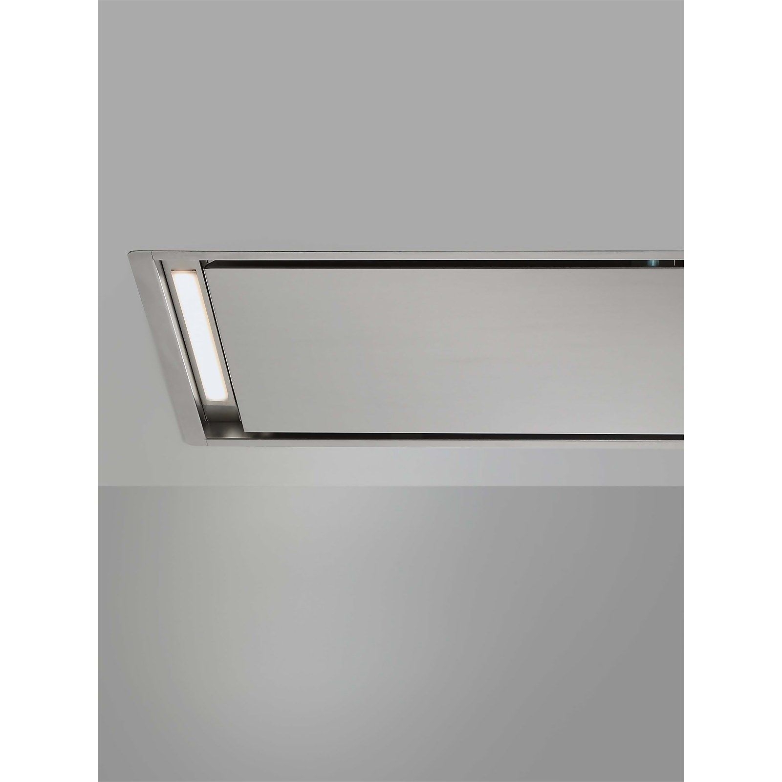 Inox Atmos 90cm Ceiling-Mounted Cooker Hood - Satin White