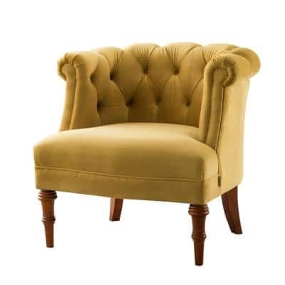 Jennifer Taylor Katherine Gold Tufted Accent Chair