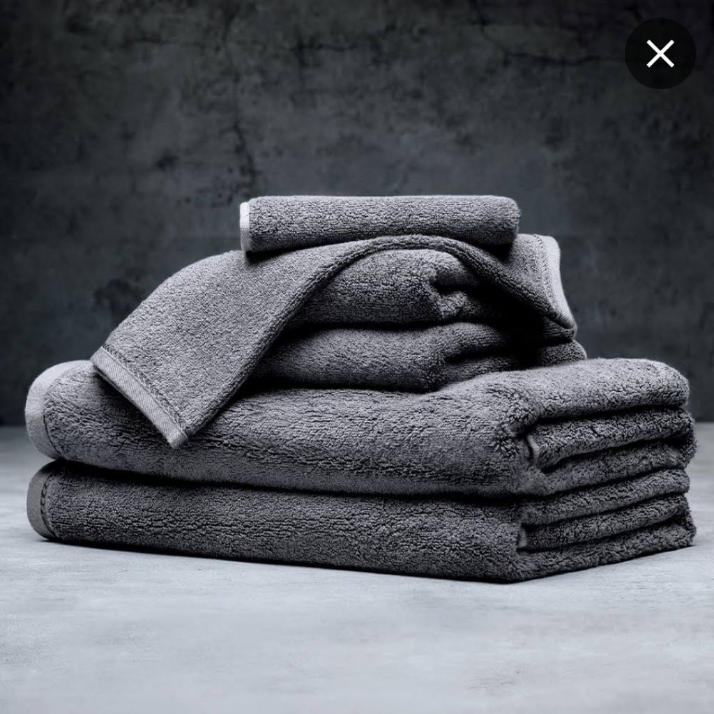 Joy Mangano Bath | Joy Mangano 9-Piece Plush True Perfection Luxury Cosmetic Resistant Towel Set | Color: Gray | Size: Os