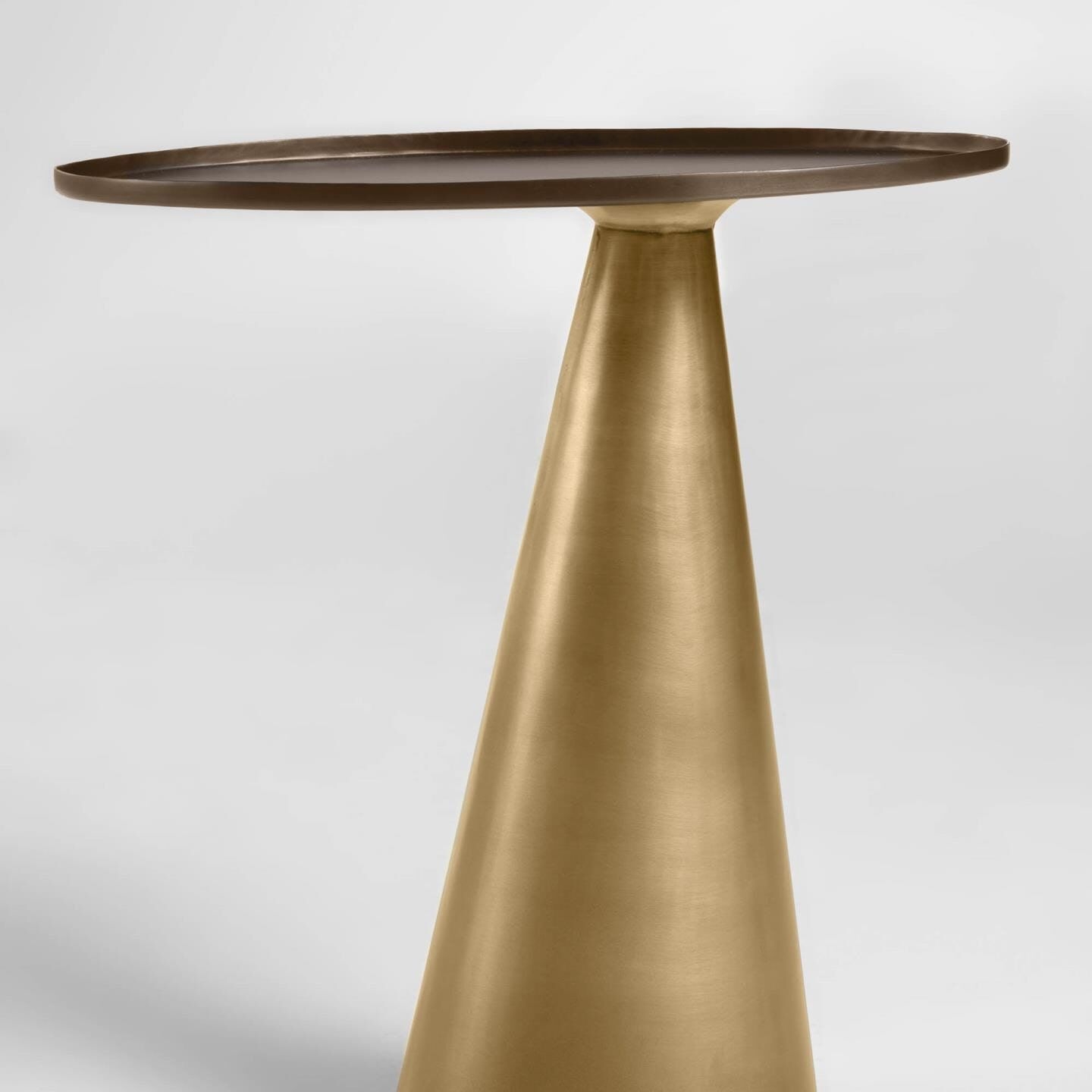 Kave Home Ronde Salontafel 'Liliane' 46cm, kleur Koper