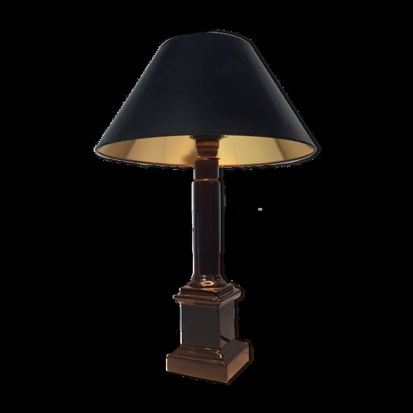 Lampe oblisque cramique annes 80