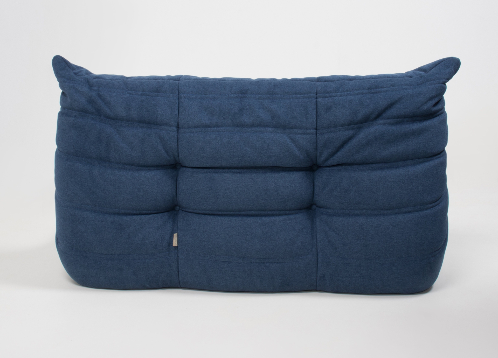 Mid Century Togo Blue 2-seater Sofa by Michel Ducaroy for Ligne Roset