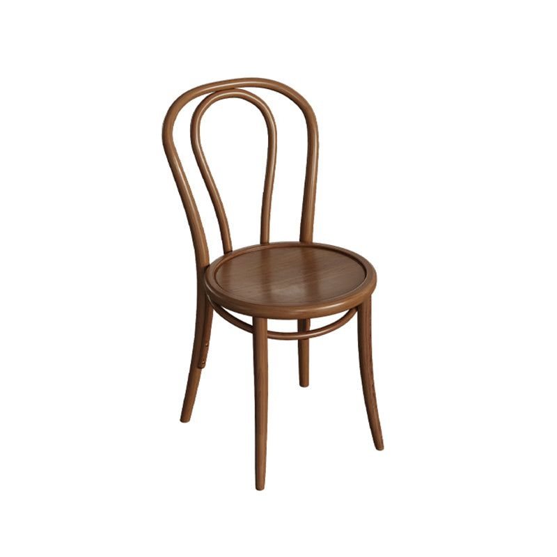 Modern 1/4/5 Pieces Rectangle Dining Set Solid Wood Dining Table with Chairs - 1 Wood Chair