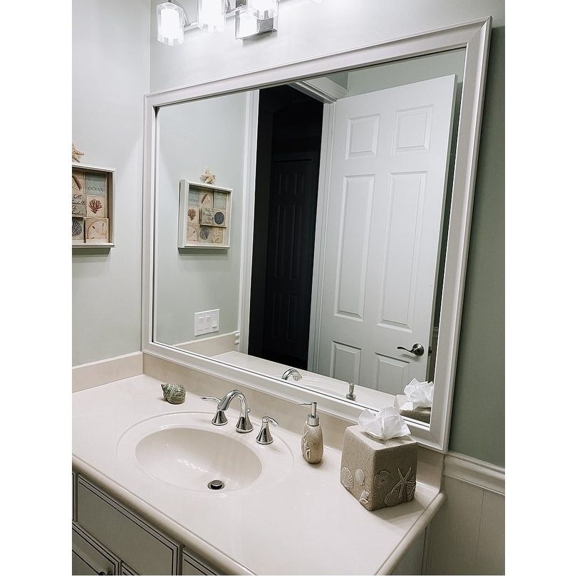 Morgan White Framed Wall Mirror