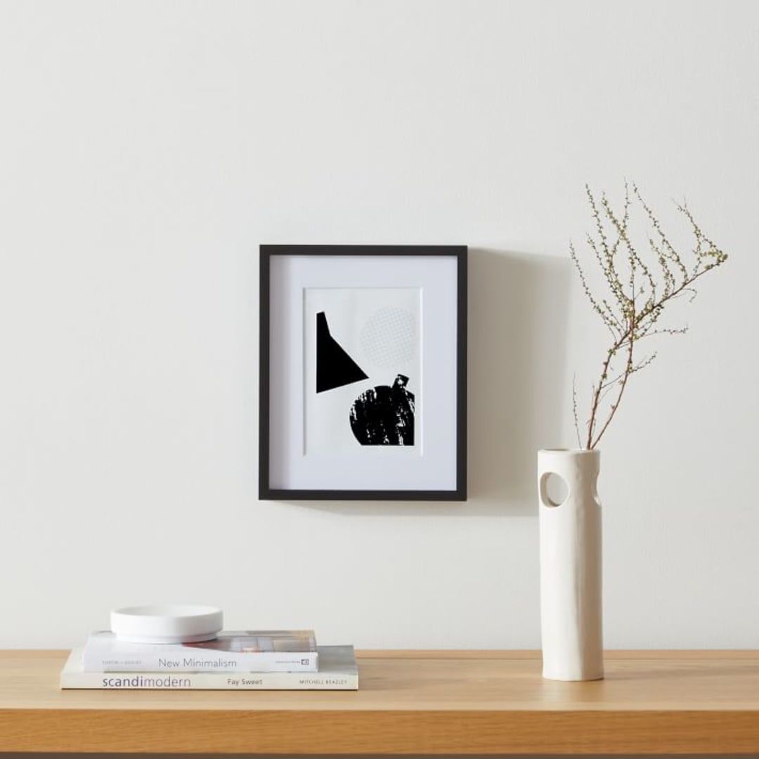 Multi-Mat Metal Gallery Frame, Black Powder Coated, 8x10