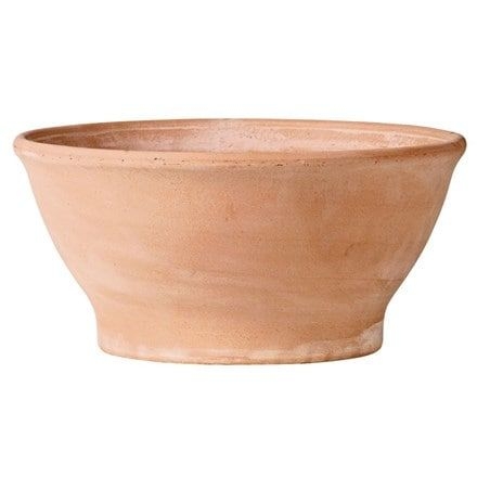 Natural terracotta bowl planter (32  H14cm)
