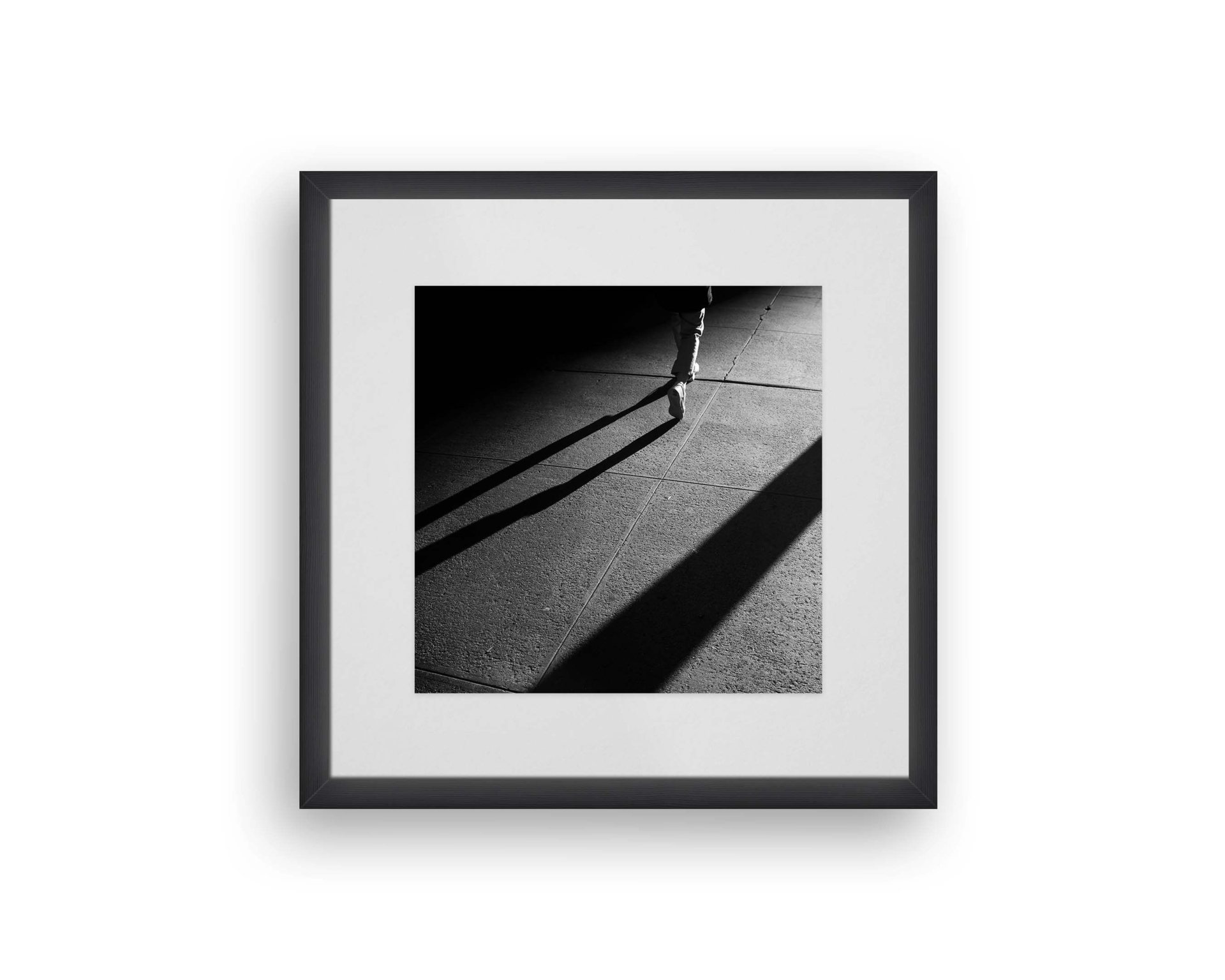 New York City Shadows: High-Contrast Fine Art Street Photography - Urban Noir Stroll, Unique Wall Decor
