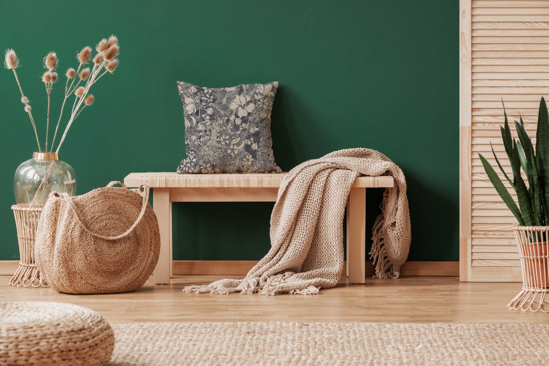 Outdoor Pillow - Amelia flower Navy - 40 x 40 cm / Cover including filling