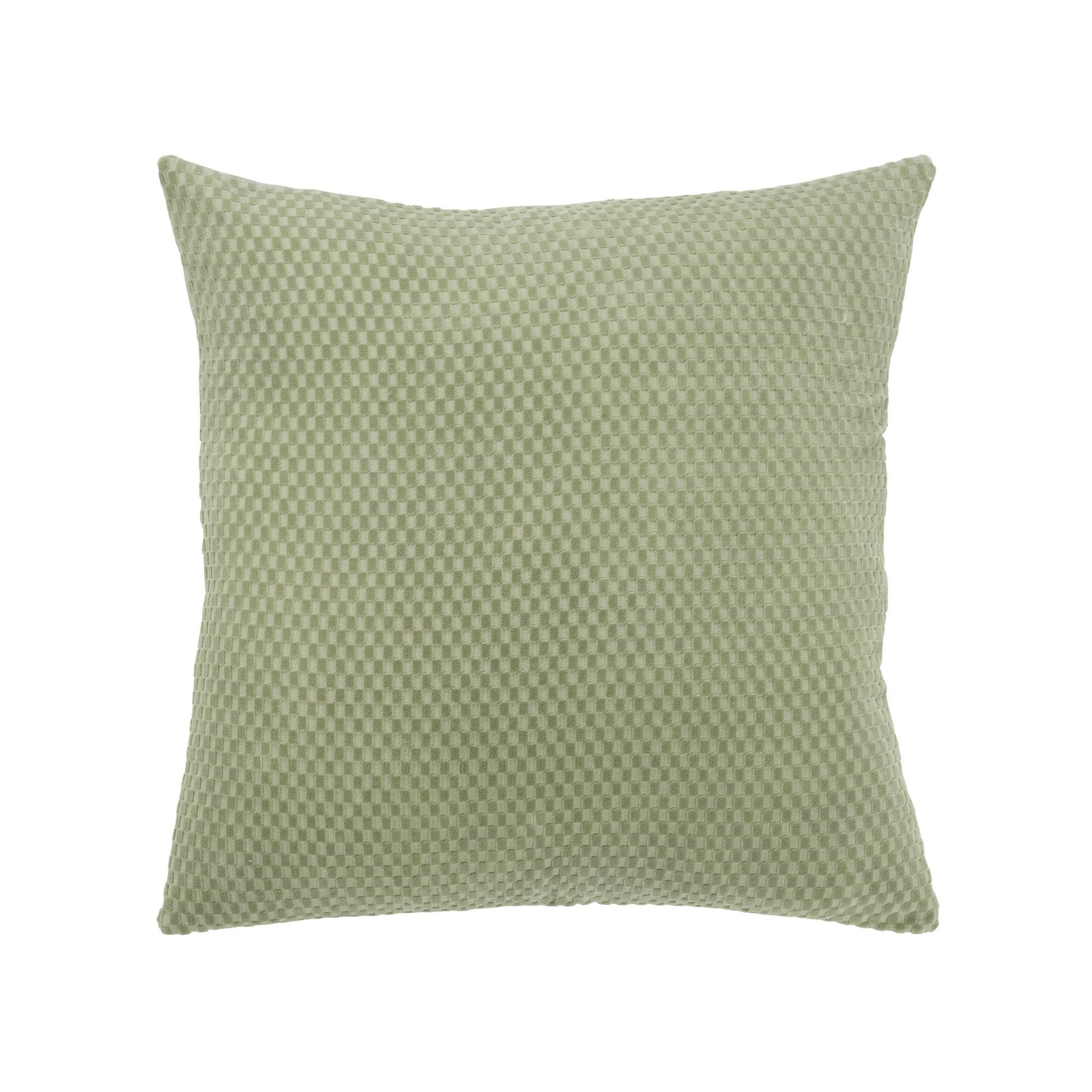 Rizzy Home Simba Down Filled Throw Pillow, Green, 20X20