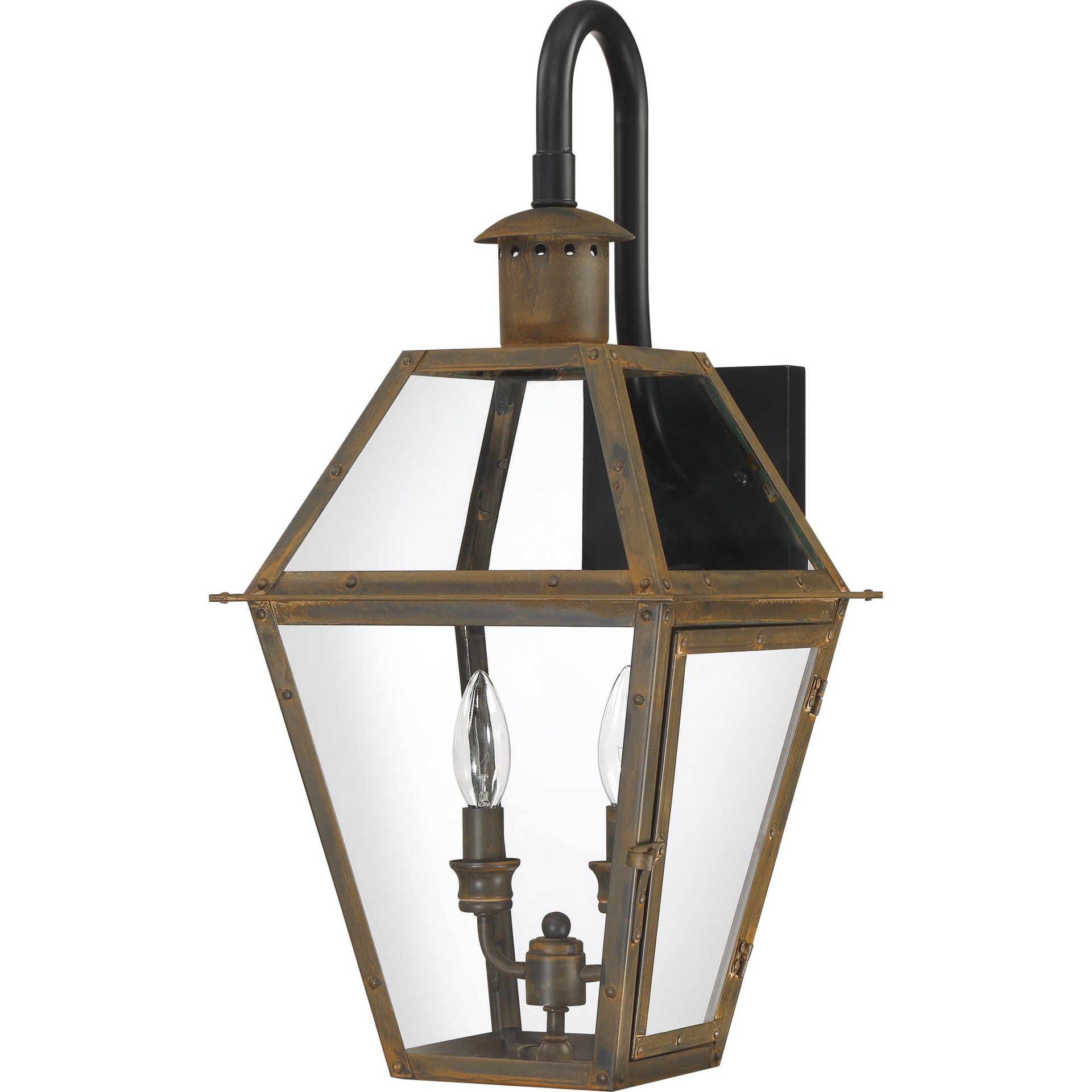 Rue De Royal Outdoor Wall Light - Industrial Bronze