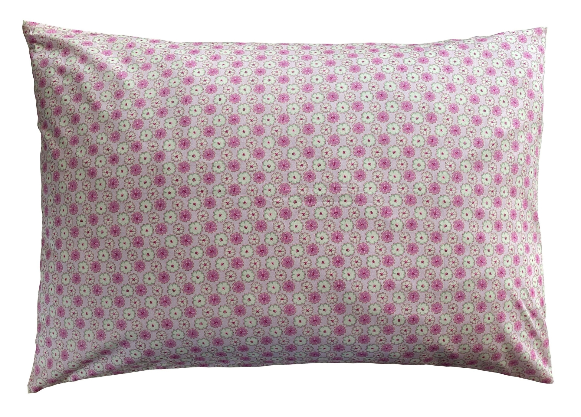 "SAMPLE Housewife pillowcase made in exclusive Liberty Tana lawn \"Toria Rose\" pink - handmade in the UK"