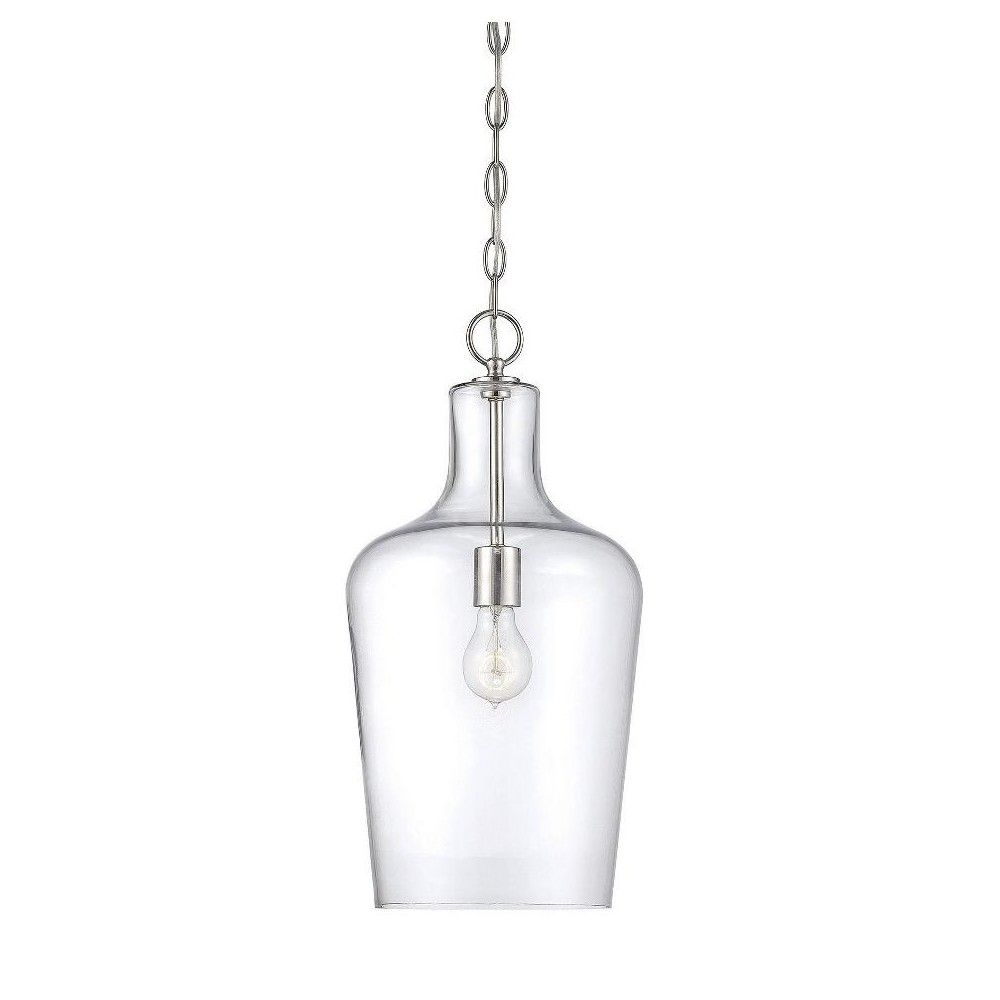 Savoy House Franklin 1 - Light Pendant , Polished Nickel